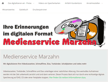 Tablet Screenshot of medienservice-marzahn.de